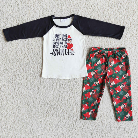 (Promotion) 6 B9-2 Boys Long Sleeved Christmas Outfits