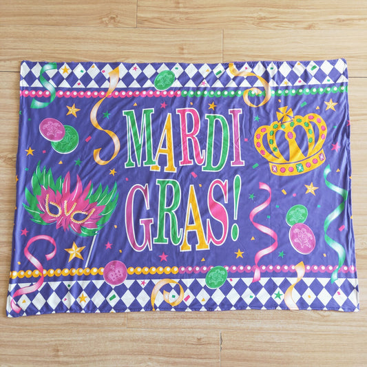 Mardi Gras blanket