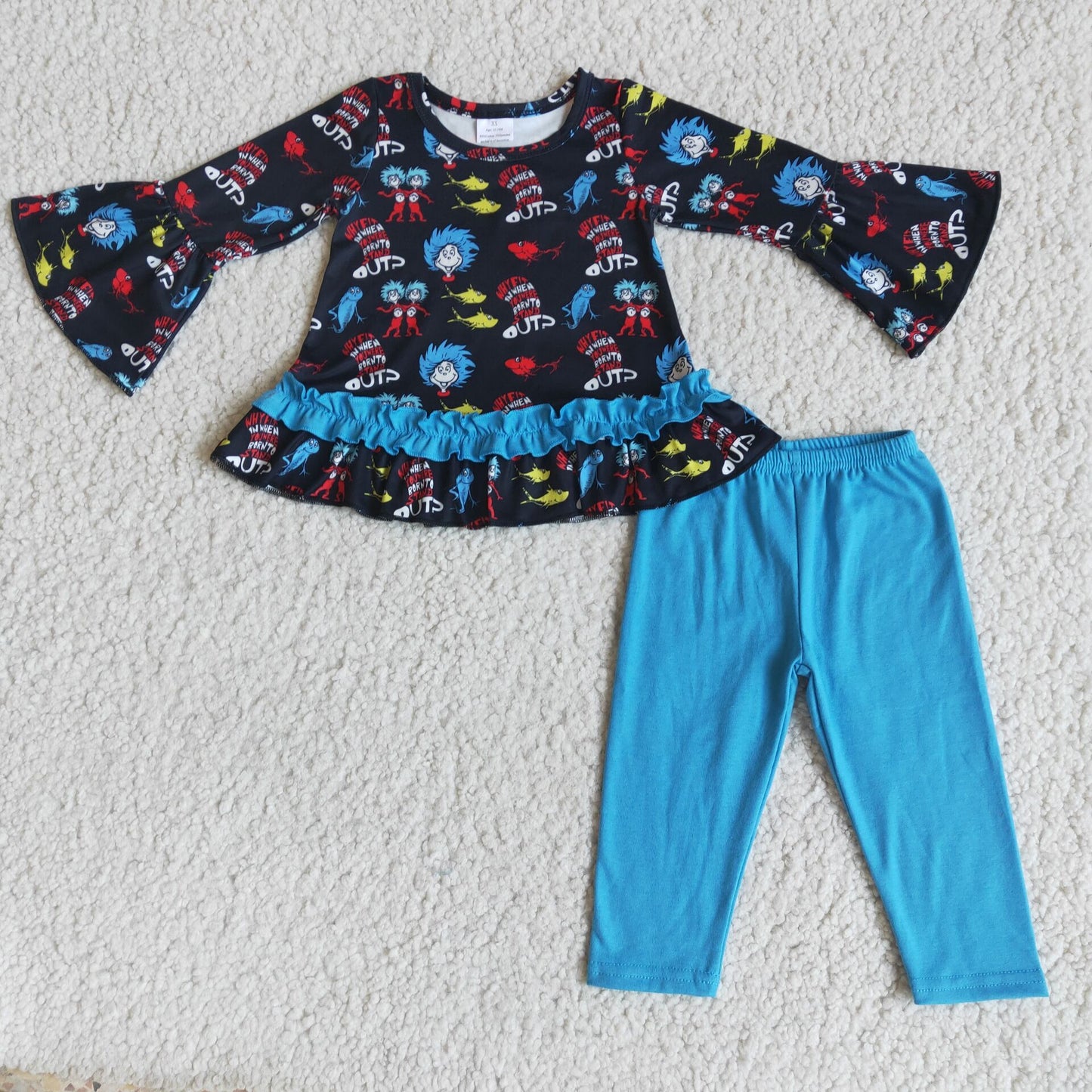 (Promotion)Long sleeve legging pants outfits 6 A10-16