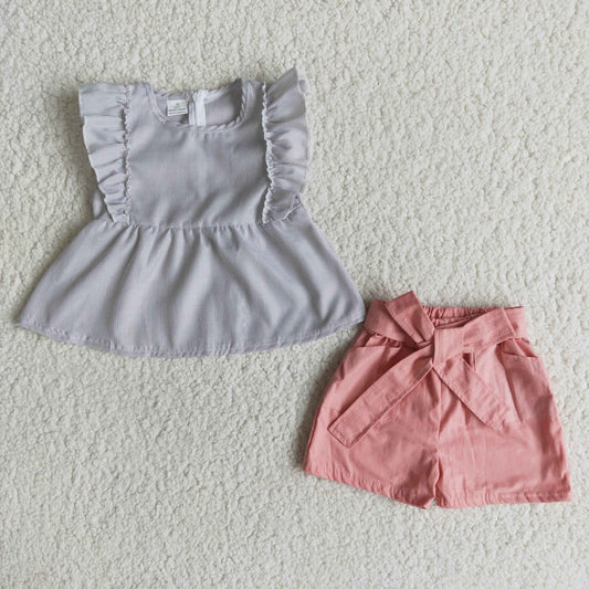 (Promotion)D3-1Flutter sleeve shorts summer outfits