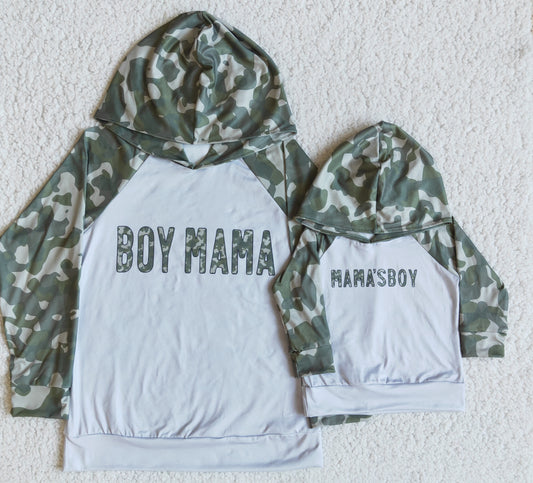 Mom and Me boys hooded top