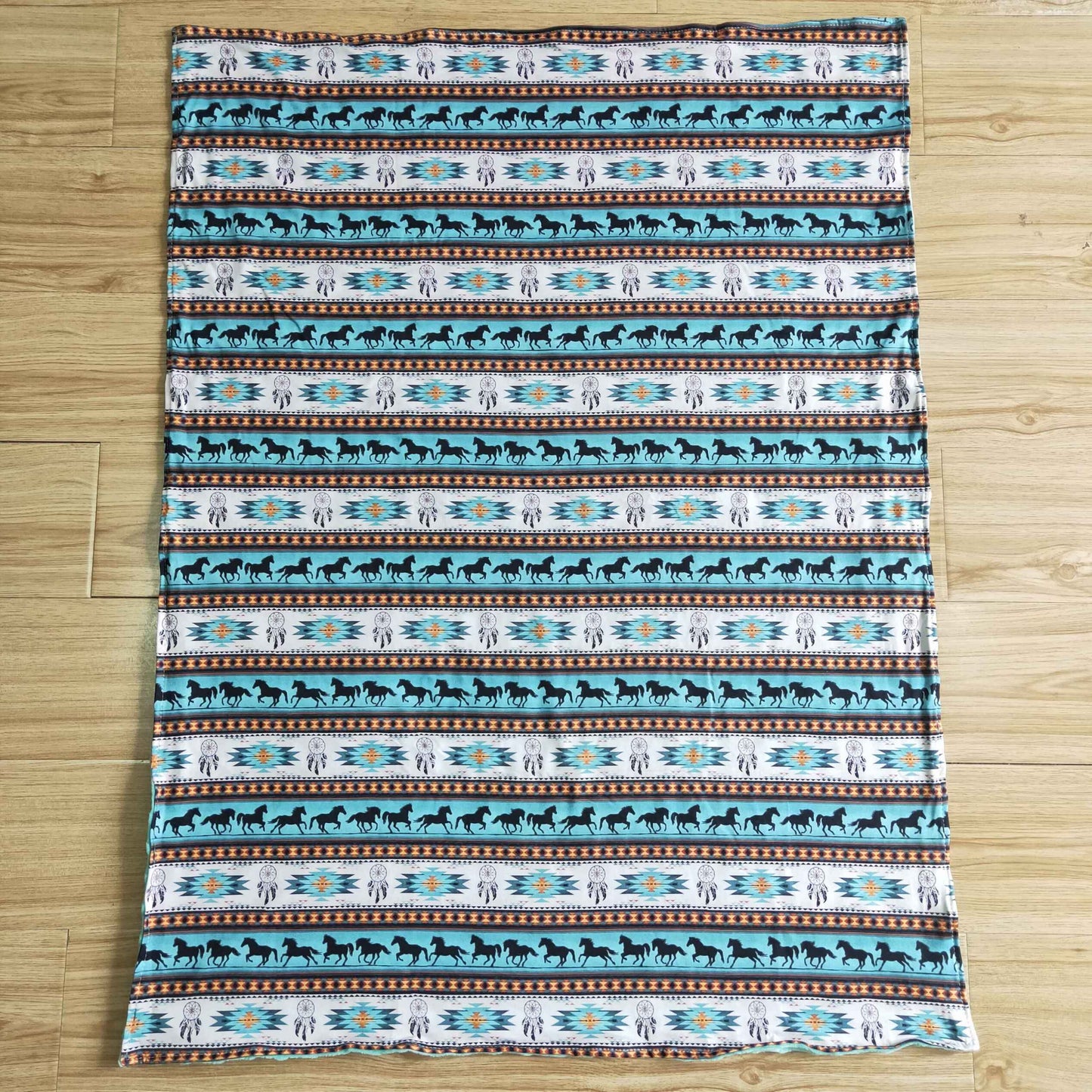 Horse print blanket  6 B2-17