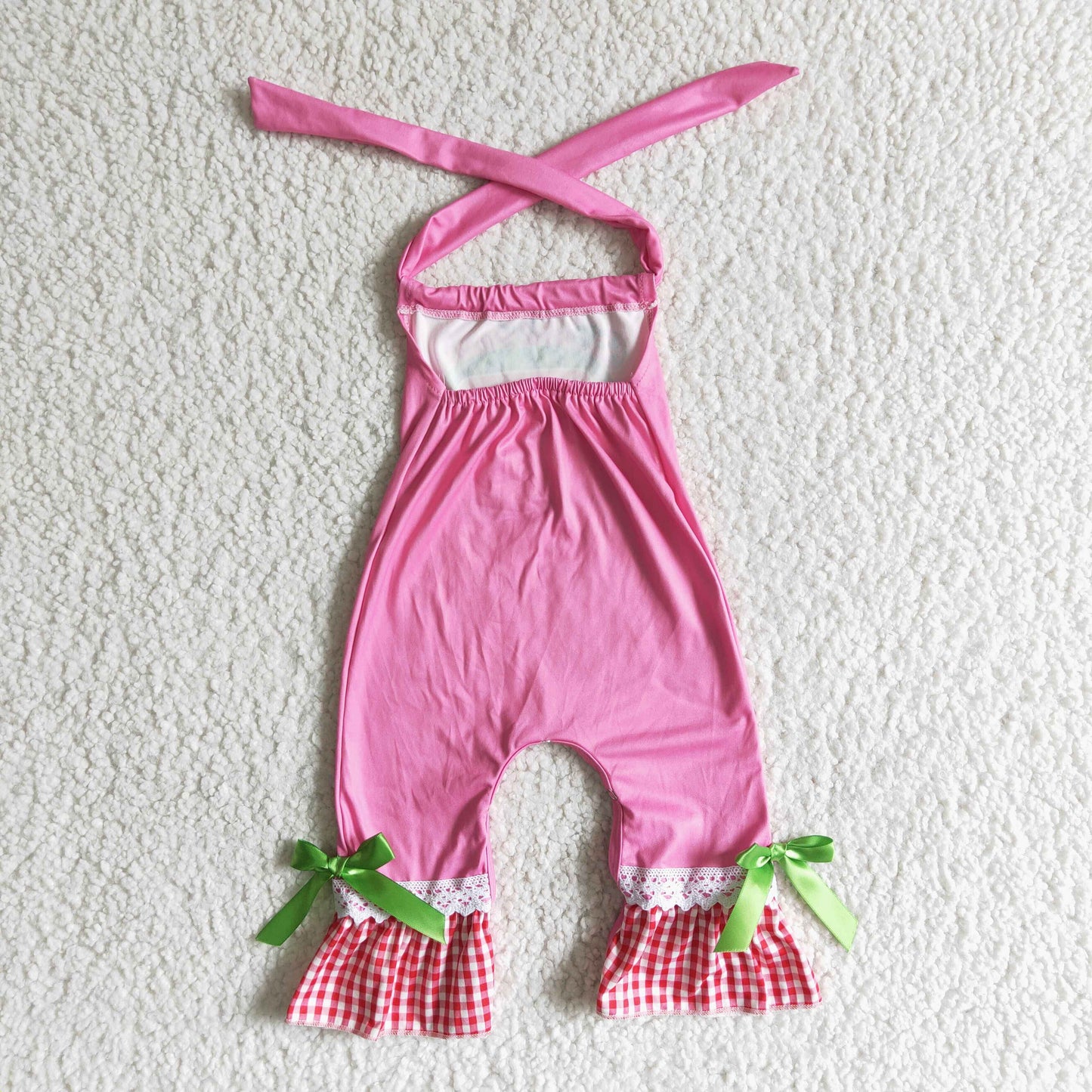 (Promotion)Cartoon Watermelon Baby gilrs halter romper   B10-30