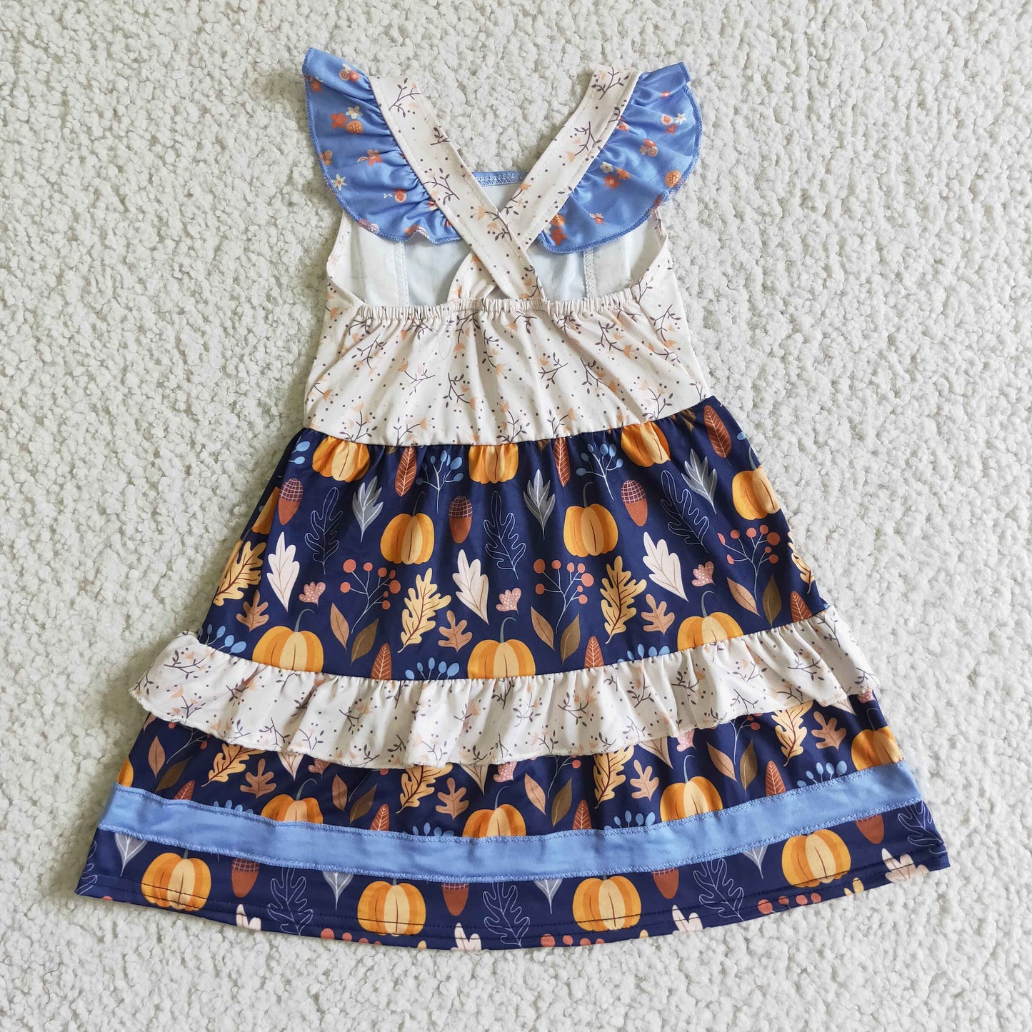 Girls pumpkin dress    GSD0123