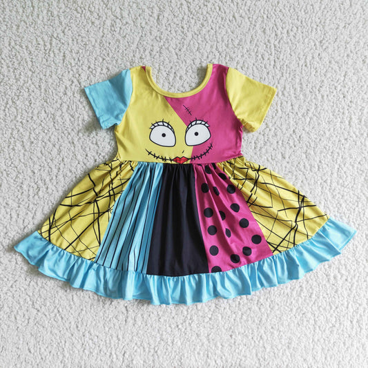 Girls Hallowmas dress    GSD0130