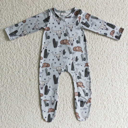 Baby boys FOOTED fall romper      LR0153