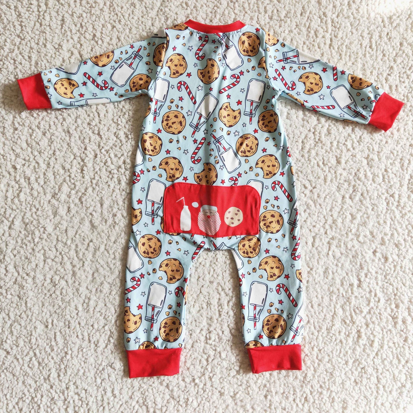 Boys Christmas romper     LR0186