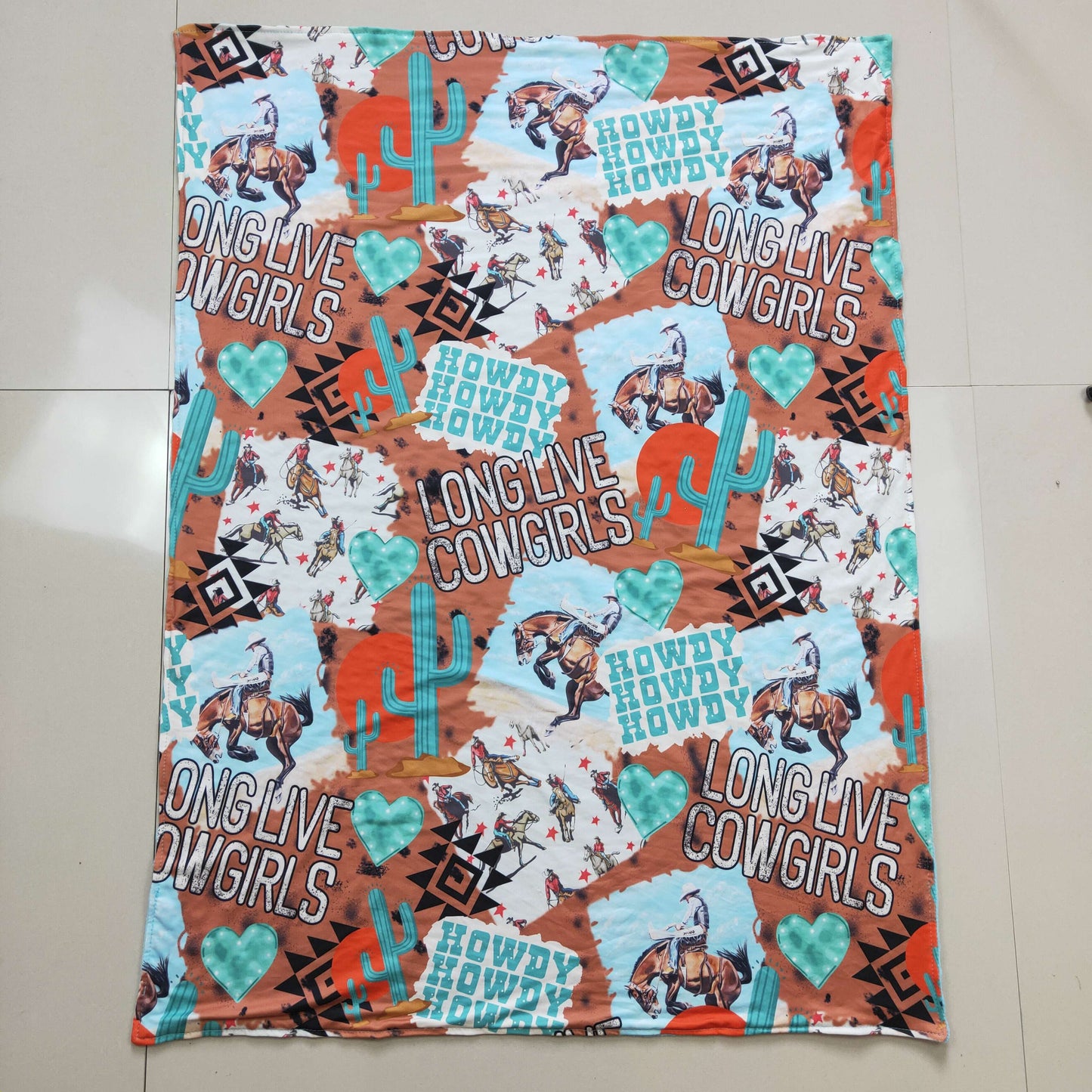 Western print blanket BL0036