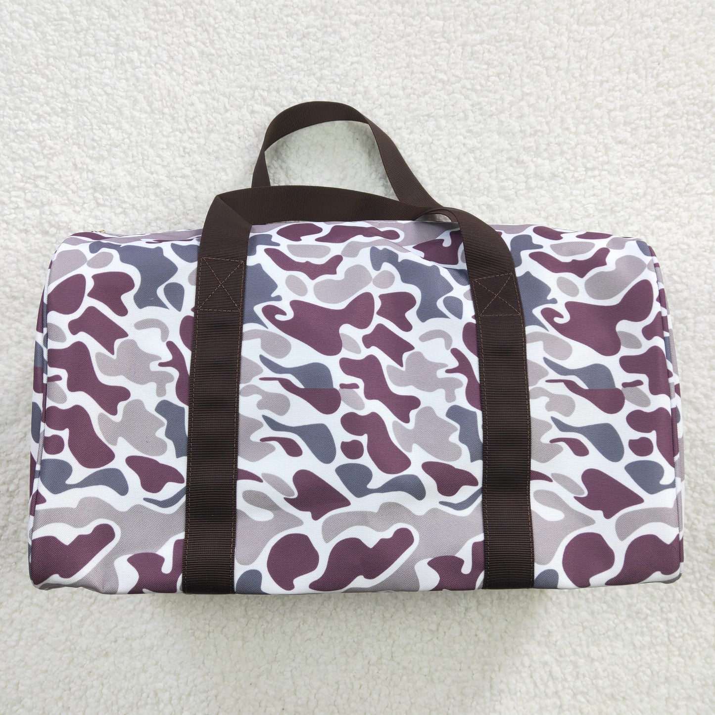 Camo print gym bag     BA0034