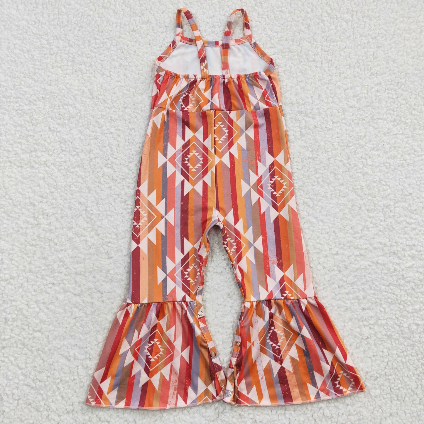 Girls aztec print summer jumpsuit   SR0252