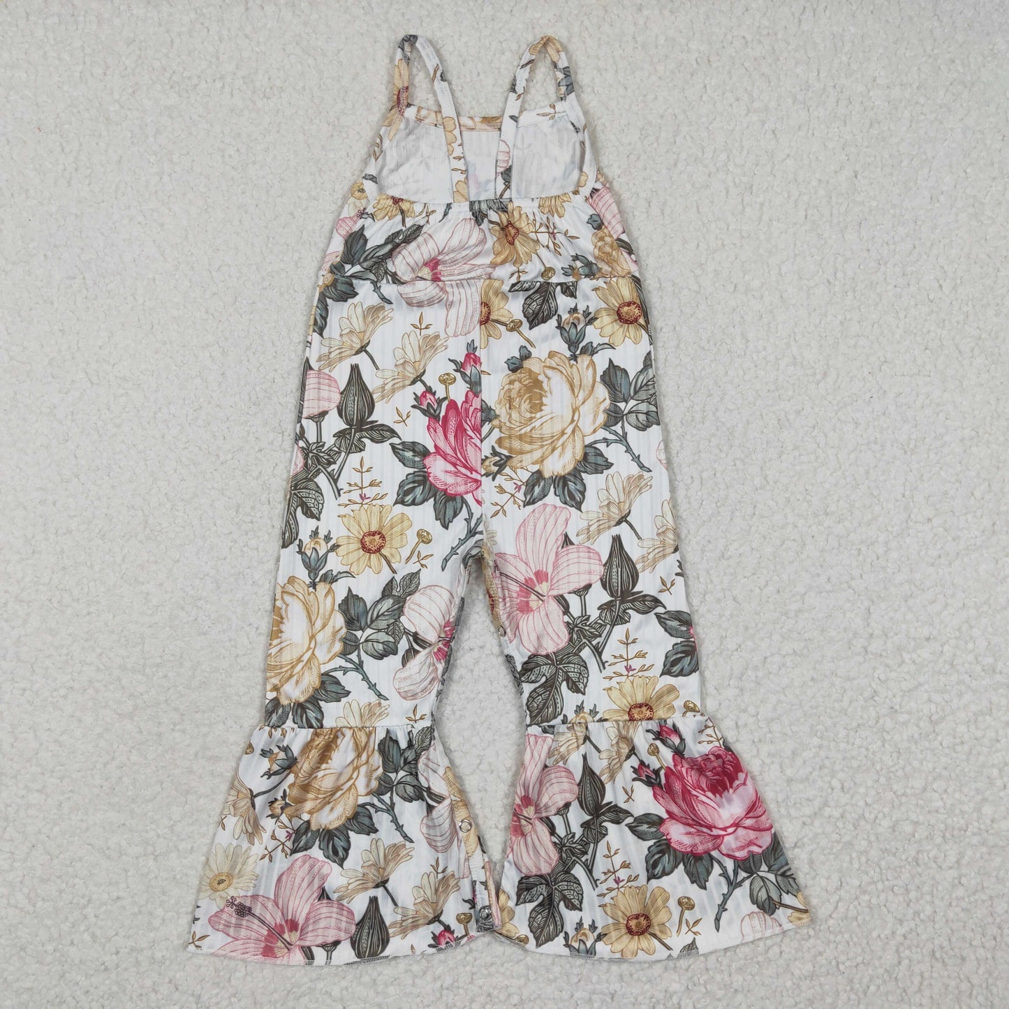 Girls floral print summer jumpsuit   SR0248