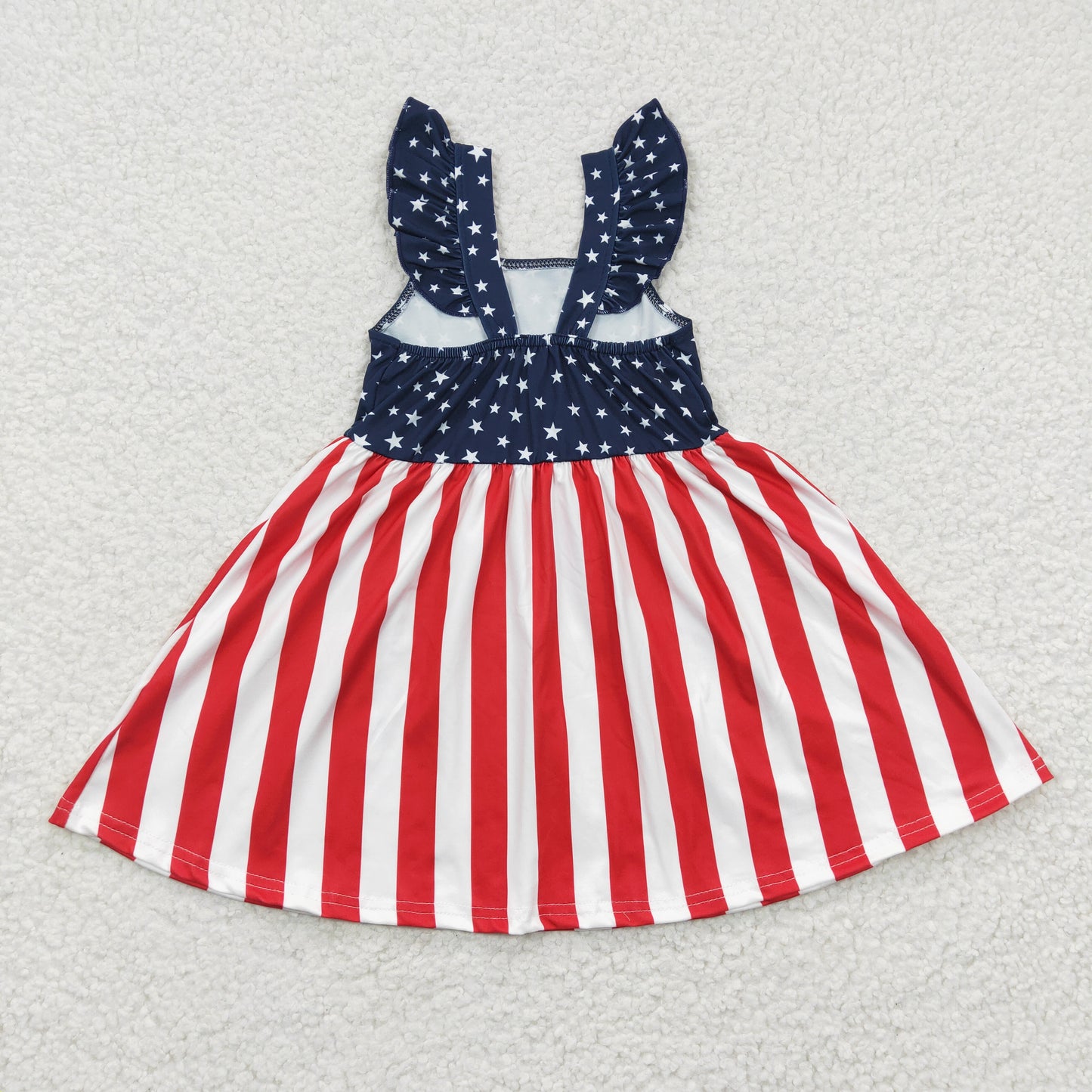 Girls star stripes 4th of July dress GSD0289