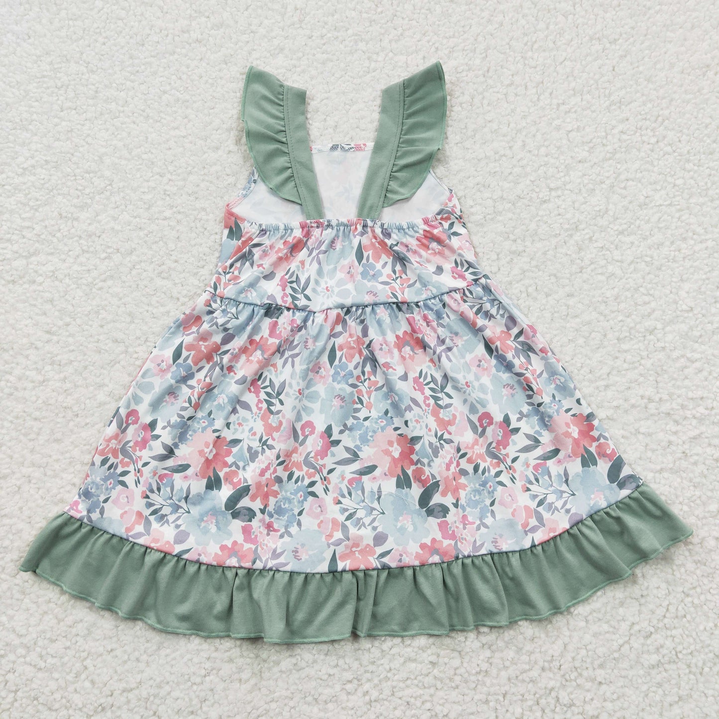 Girls floral print summer dress GSD0319