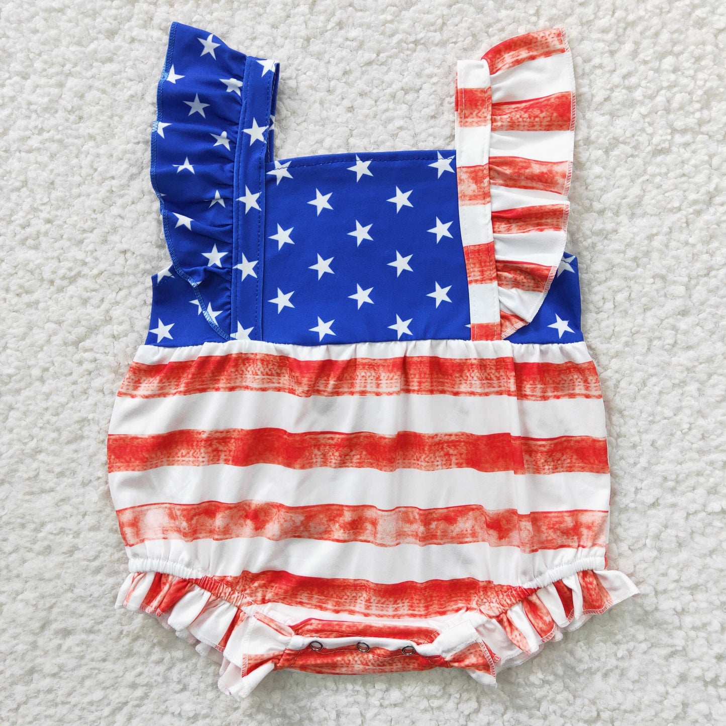 Baby girls 4th of July romper SR0326