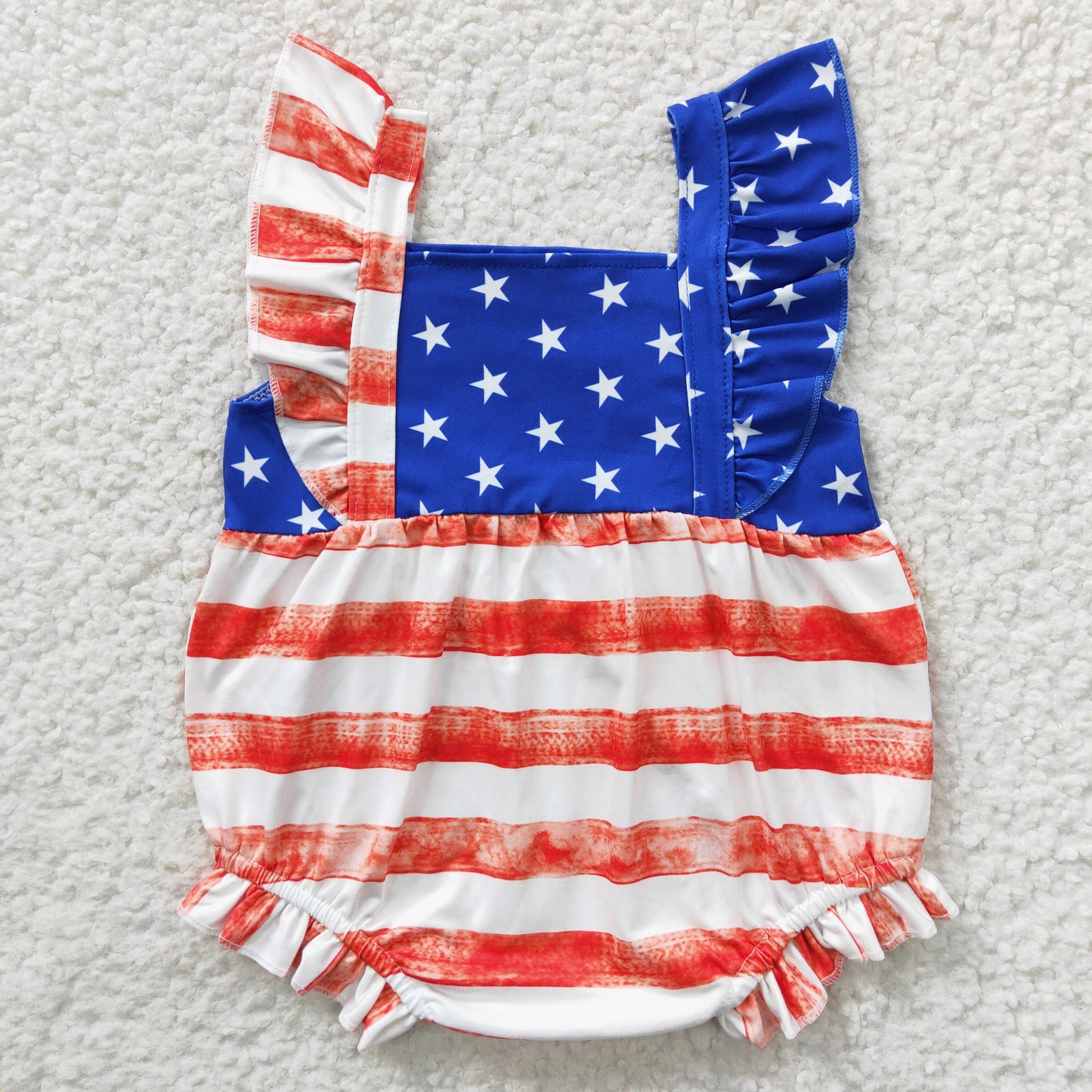 Baby girls 4th of July romper SR0326