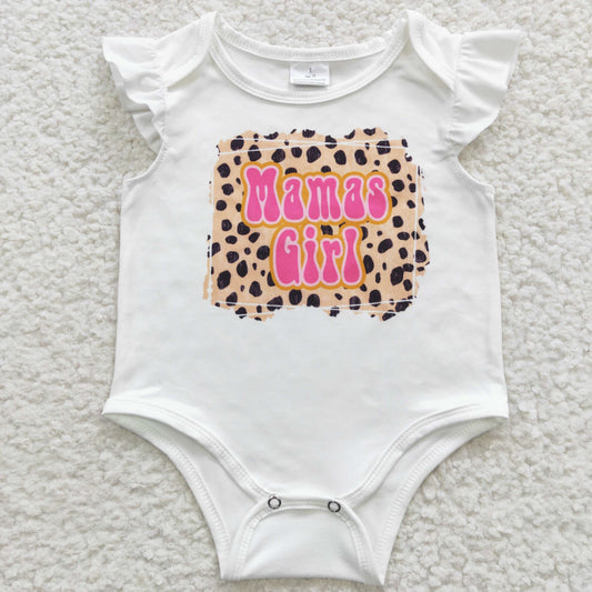 Mamas Girls leopard print summer romper SR0308
