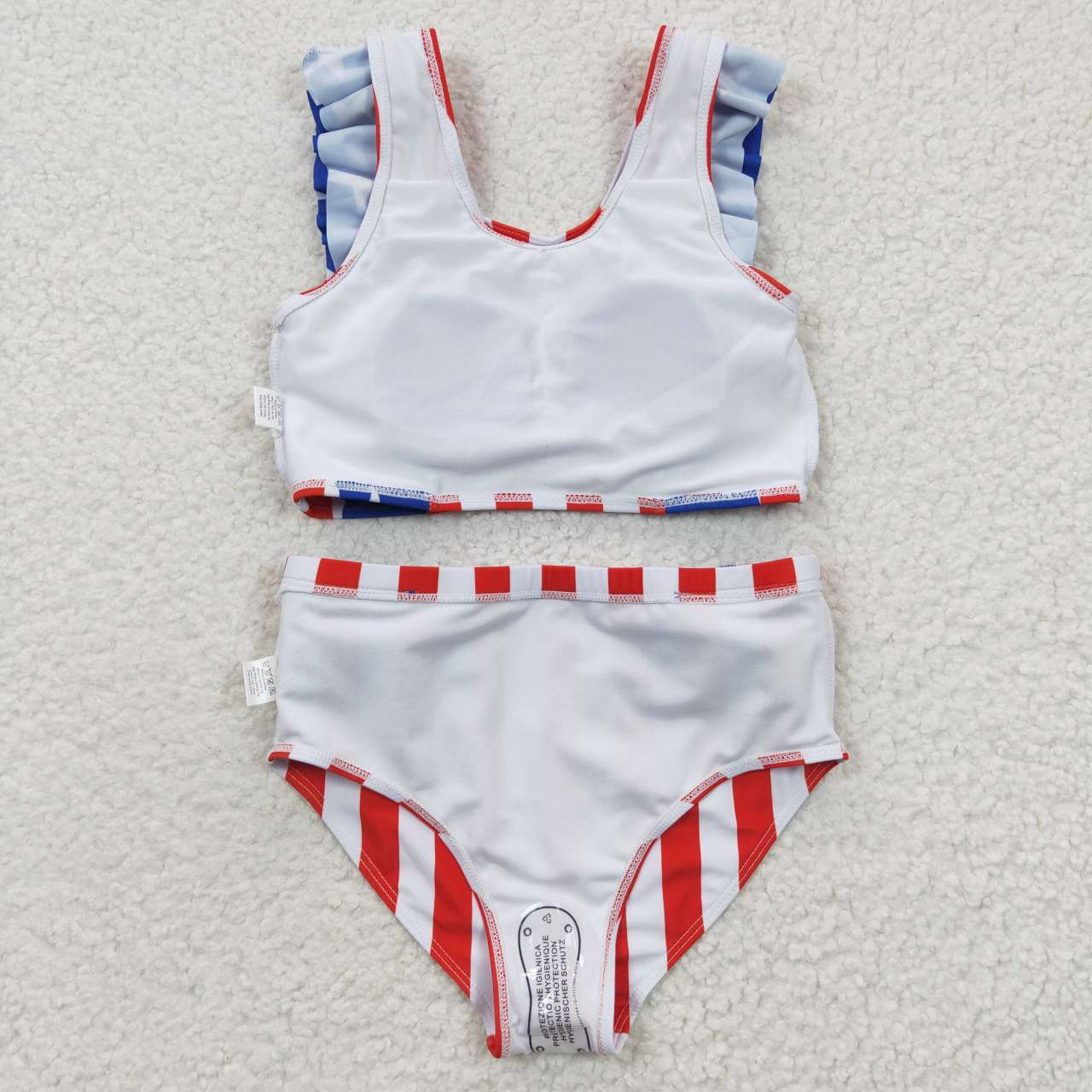 Girls 4th of July 2pc swimsuits S0090