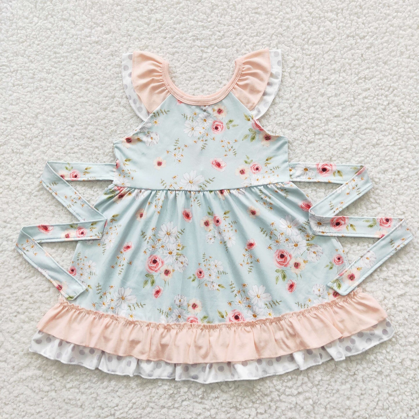 Baby girls floral print summer dress GSD0308