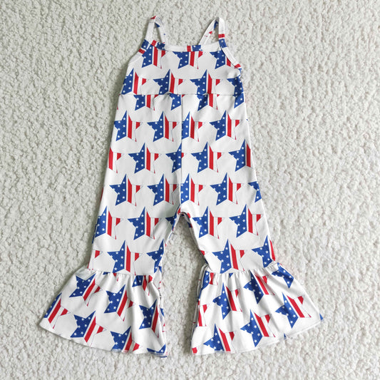 Sleeveless 4th of July jumpsuit  SR0057