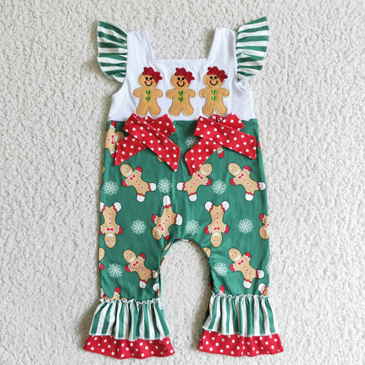 Girls Christmas romper    SR0064