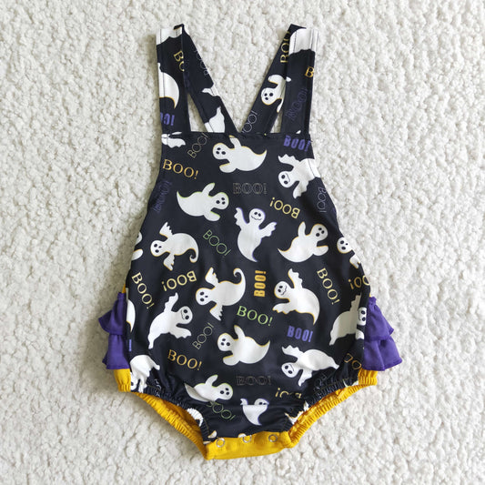 Baby girls bubble Halloween romper       SR0074