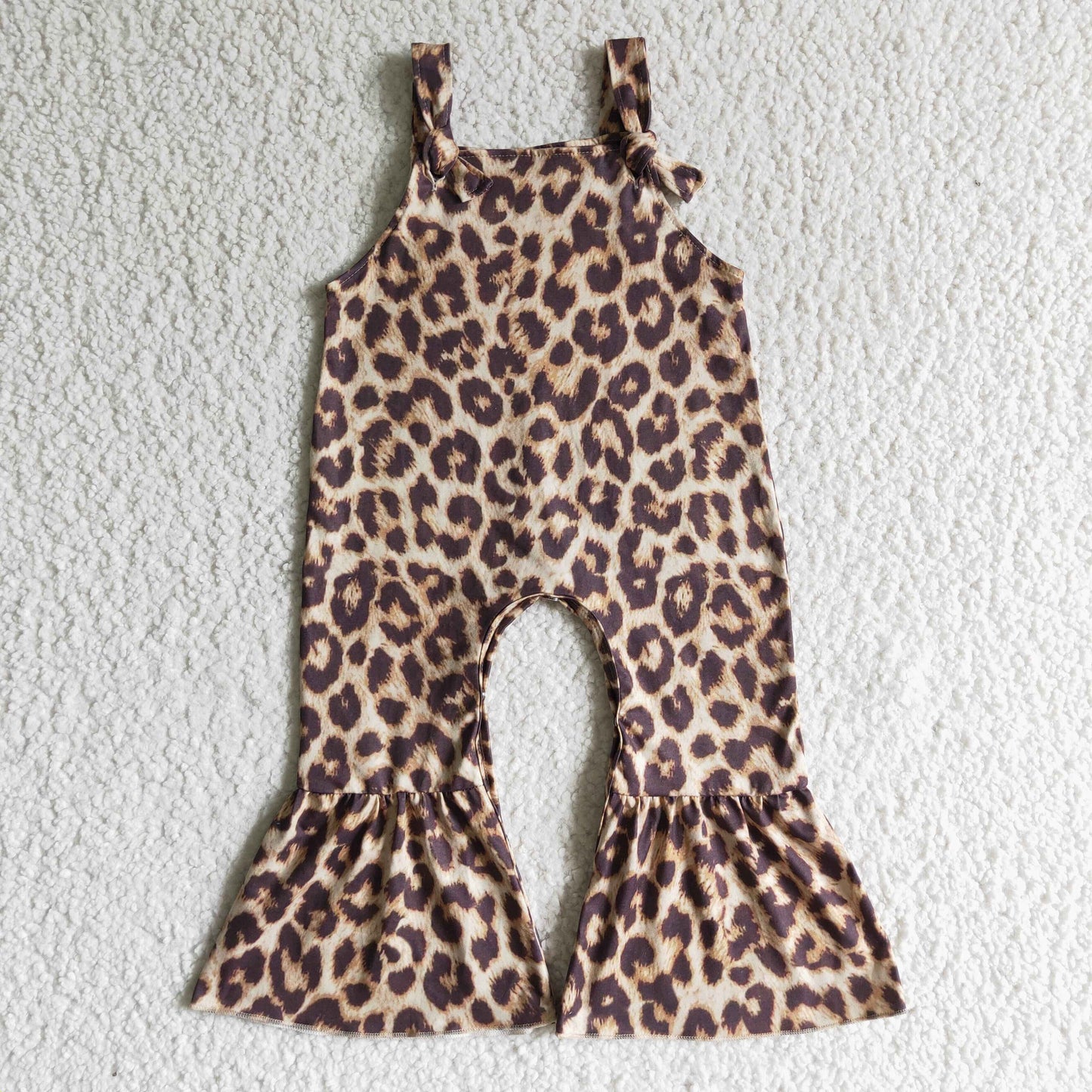 Baby Girls leopard print romper      SR0087