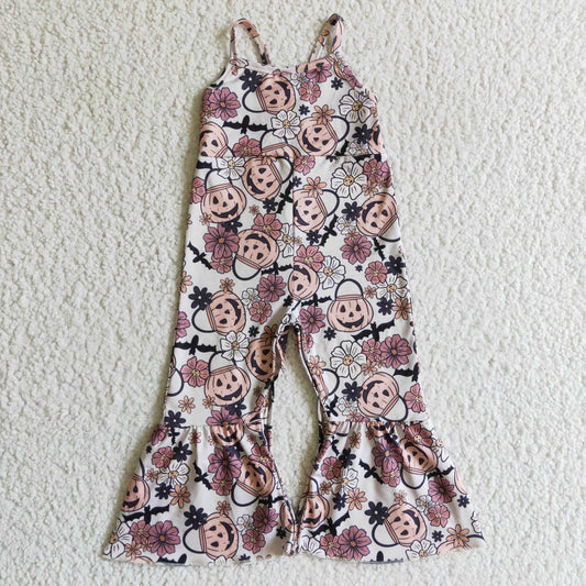 Girls sleeveless Hallowenn jumpsuit    SR0095