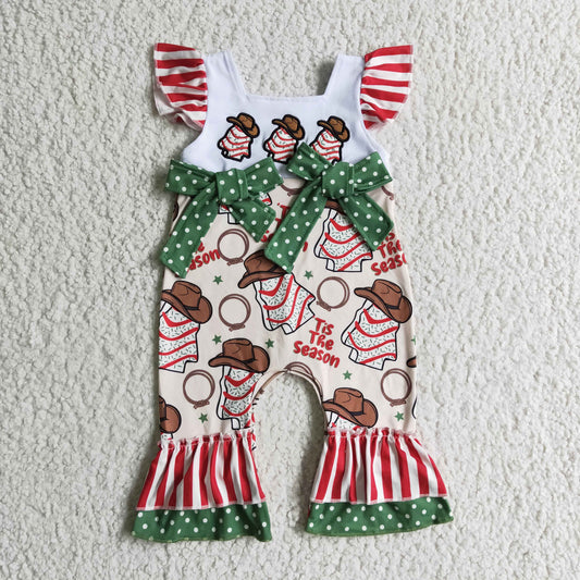 Girls Christmas romper     SR0100