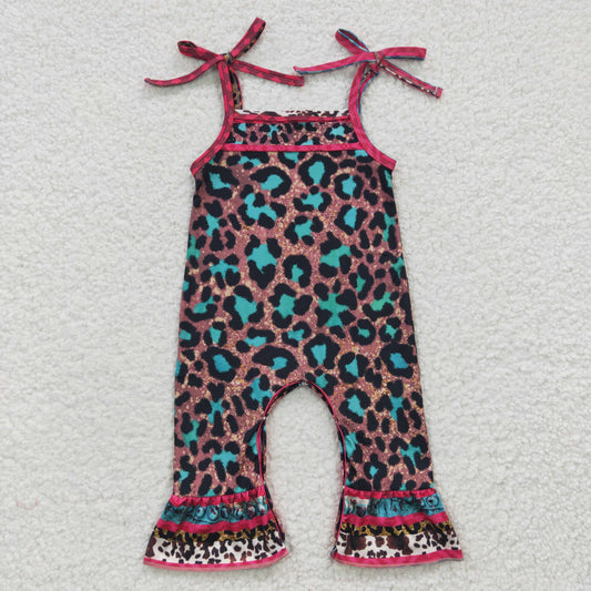Baby girls leopard print romper      SR0229