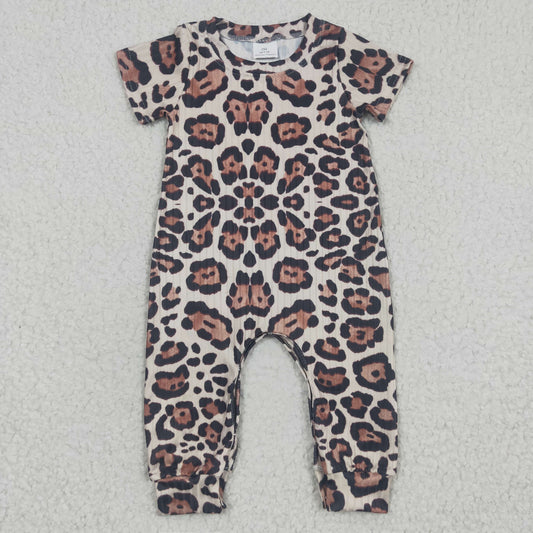 Baby girls leopard print Romper      SR0293
