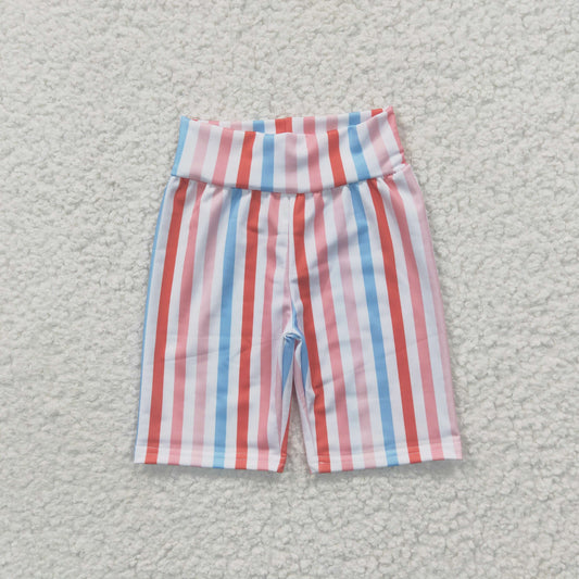 Girls stripes summer biker shorts SS0030