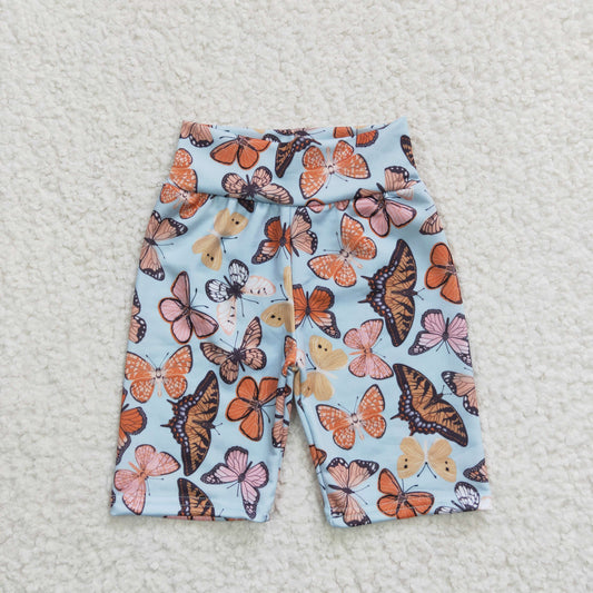 Girls Butterfly print summer biker shorts SS0031