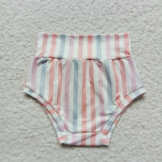 Baby girls striped print bummie  SS0044