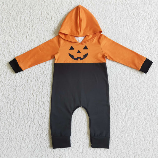 Boys long sleeve Halloween hooded romper    BLP0061