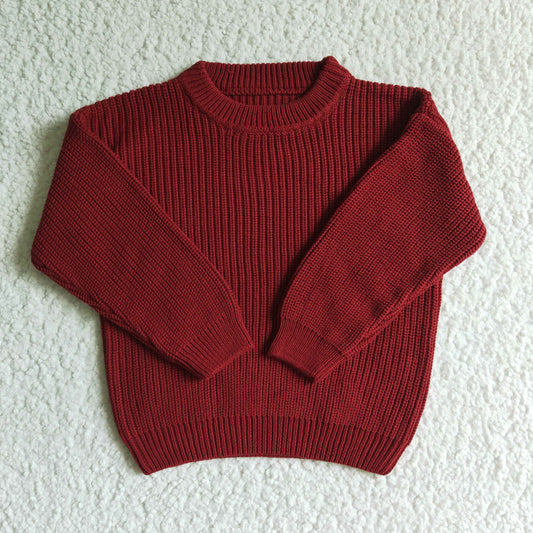 Baby girls wine sweater        GT0035