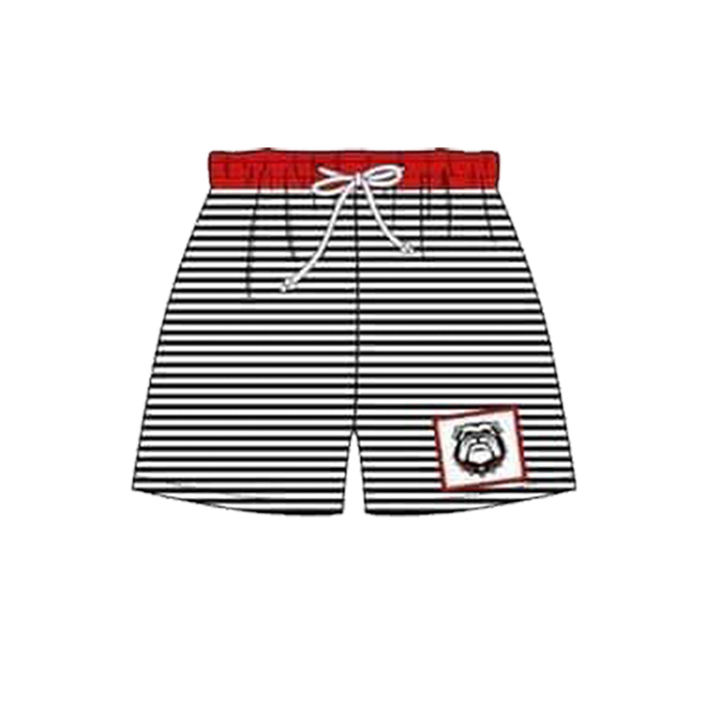 (Custom Design Preorder MOQ 5) Boys stripes print summer swim trunks NO.6